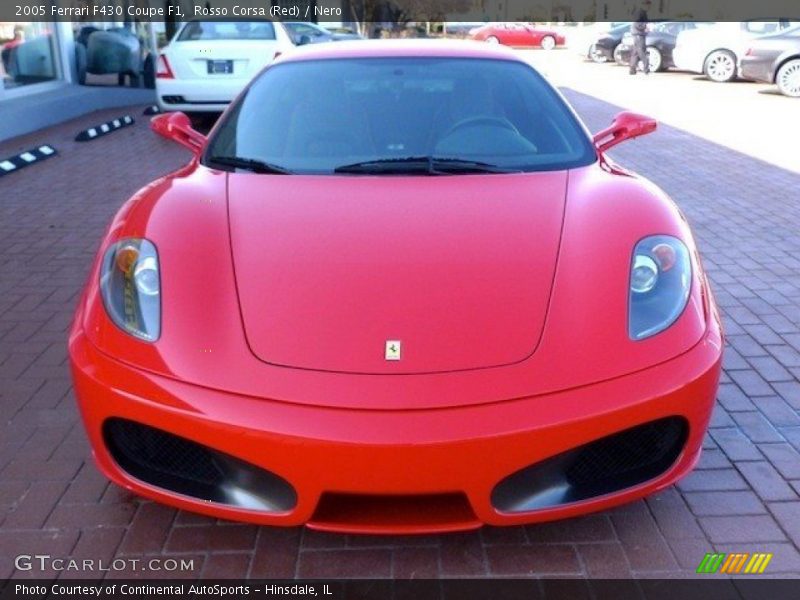 Rosso Corsa (Red) / Nero 2005 Ferrari F430 Coupe F1