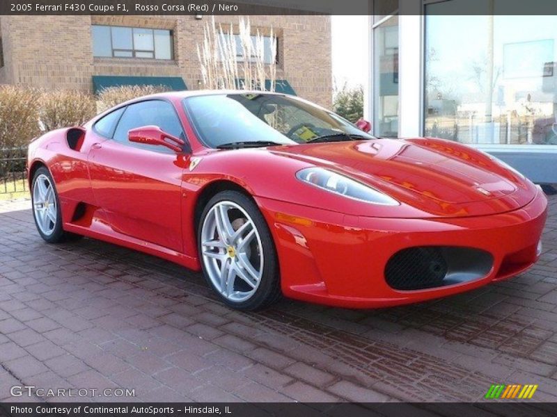Rosso Corsa (Red) / Nero 2005 Ferrari F430 Coupe F1