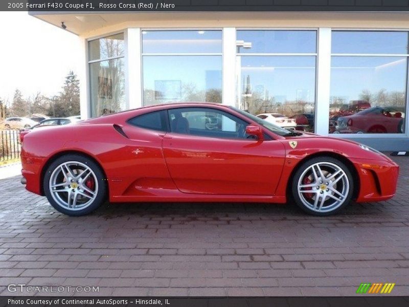 Rosso Corsa (Red) / Nero 2005 Ferrari F430 Coupe F1