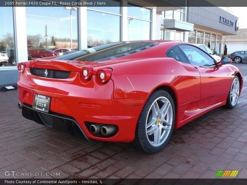 Rosso Corsa (Red) / Nero 2005 Ferrari F430 Coupe F1