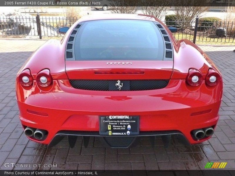 Rosso Corsa (Red) / Nero 2005 Ferrari F430 Coupe F1