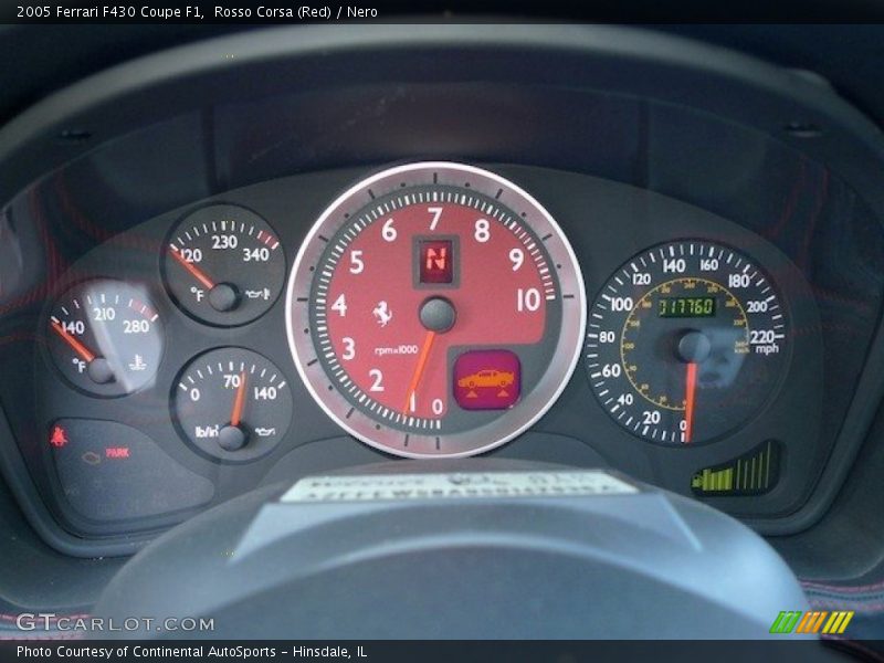 Rosso Corsa (Red) / Nero 2005 Ferrari F430 Coupe F1