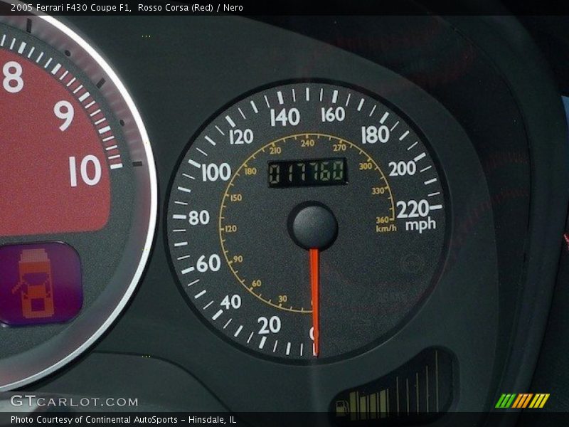 Rosso Corsa (Red) / Nero 2005 Ferrari F430 Coupe F1