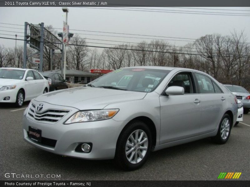 Classic Silver Metallic / Ash 2011 Toyota Camry XLE V6