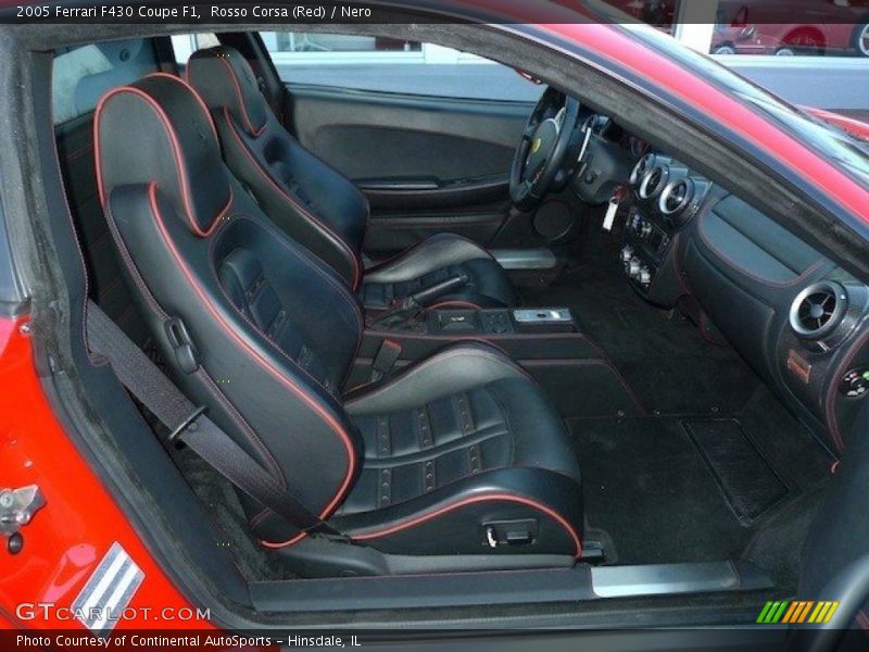 Rosso Corsa (Red) / Nero 2005 Ferrari F430 Coupe F1
