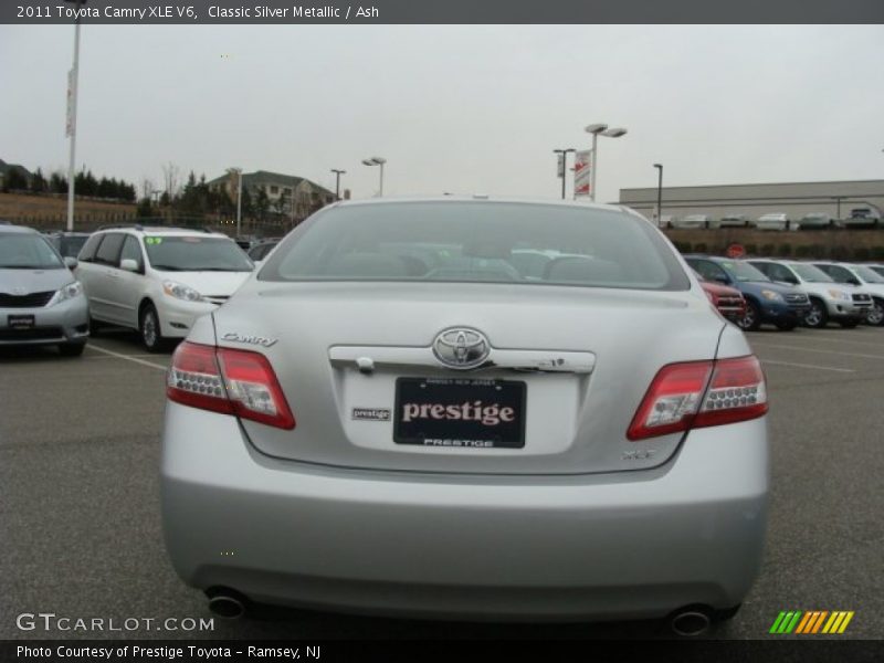 Classic Silver Metallic / Ash 2011 Toyota Camry XLE V6