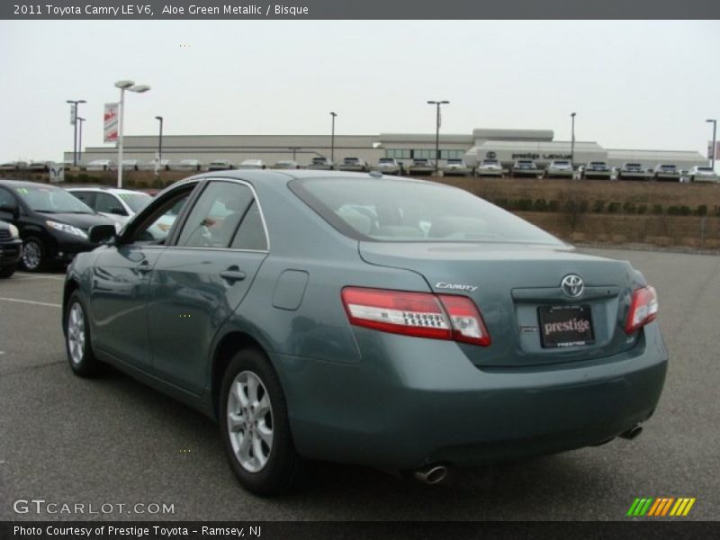 Aloe Green Metallic / Bisque 2011 Toyota Camry LE V6