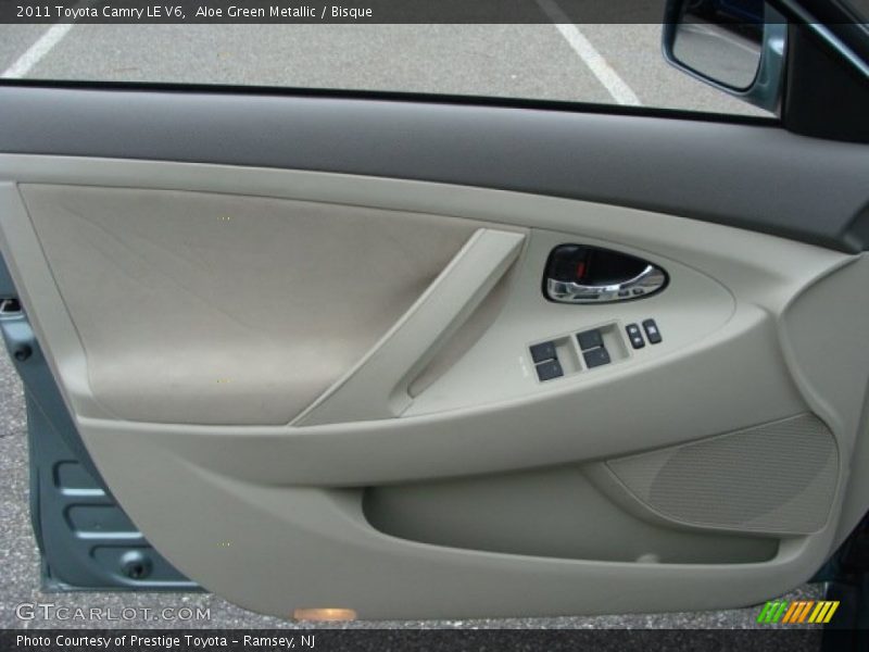 Aloe Green Metallic / Bisque 2011 Toyota Camry LE V6