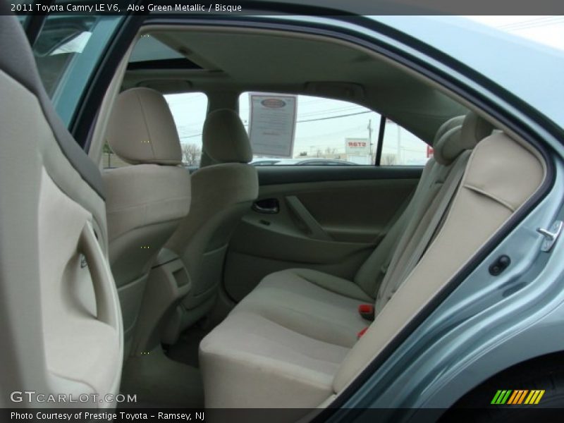 Aloe Green Metallic / Bisque 2011 Toyota Camry LE V6