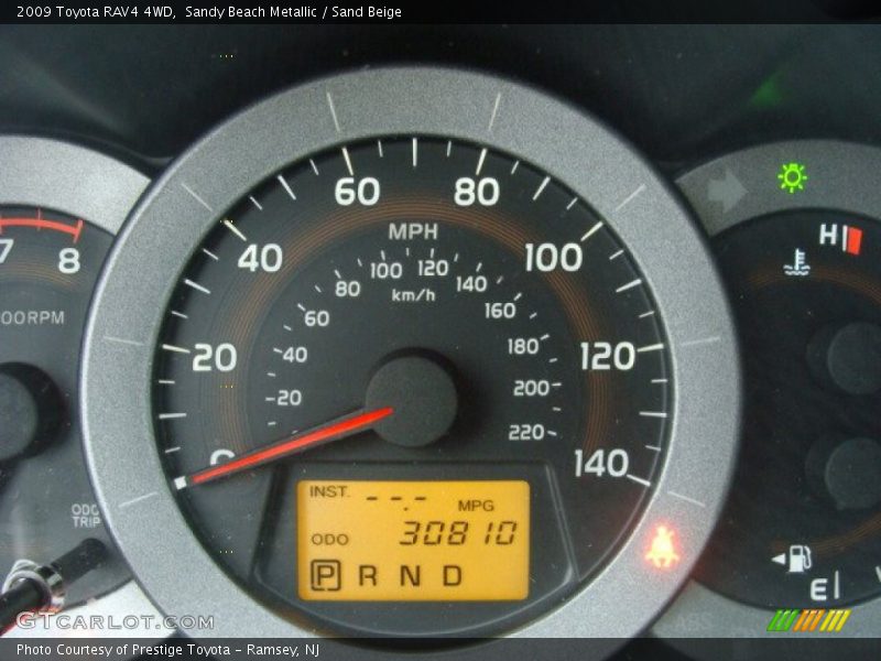 Sandy Beach Metallic / Sand Beige 2009 Toyota RAV4 4WD