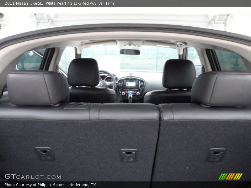 White Pearl / Black/Red w/Silver Trim 2011 Nissan Juke SL