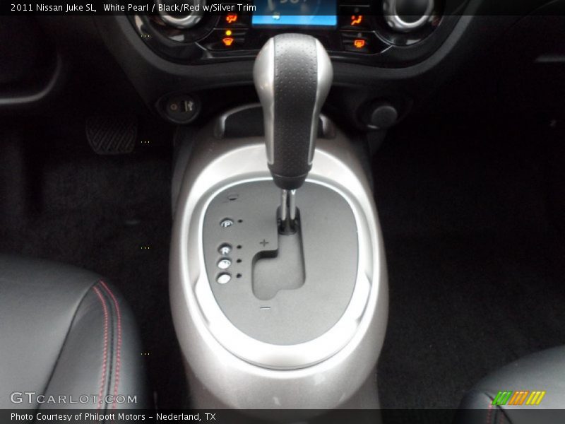 White Pearl / Black/Red w/Silver Trim 2011 Nissan Juke SL