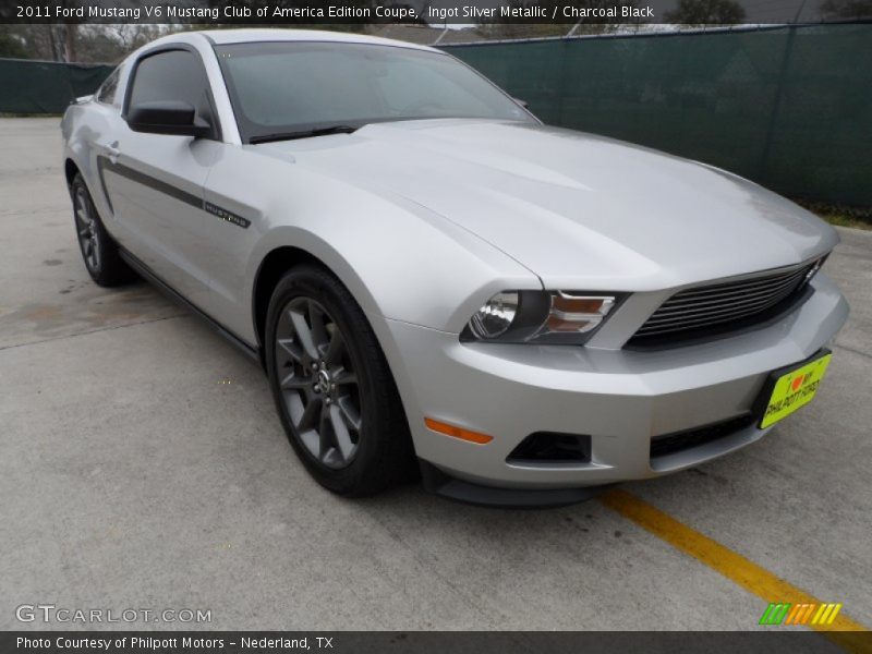 Ingot Silver Metallic / Charcoal Black 2011 Ford Mustang V6 Mustang Club of America Edition Coupe
