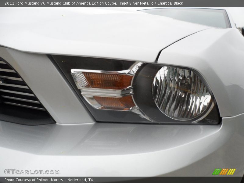 Ingot Silver Metallic / Charcoal Black 2011 Ford Mustang V6 Mustang Club of America Edition Coupe