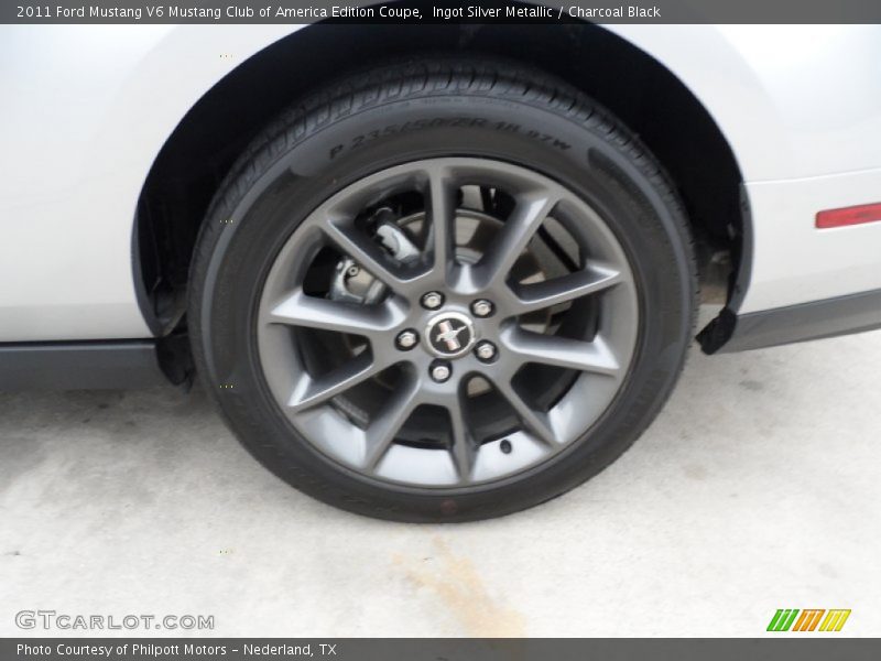 Ingot Silver Metallic / Charcoal Black 2011 Ford Mustang V6 Mustang Club of America Edition Coupe