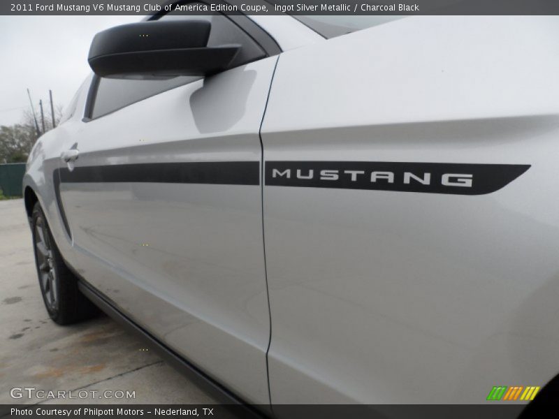 Ingot Silver Metallic / Charcoal Black 2011 Ford Mustang V6 Mustang Club of America Edition Coupe