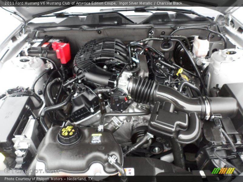  2011 Mustang V6 Mustang Club of America Edition Coupe Engine - 3.7 Liter DOHC 24-Valve TiVCT V6