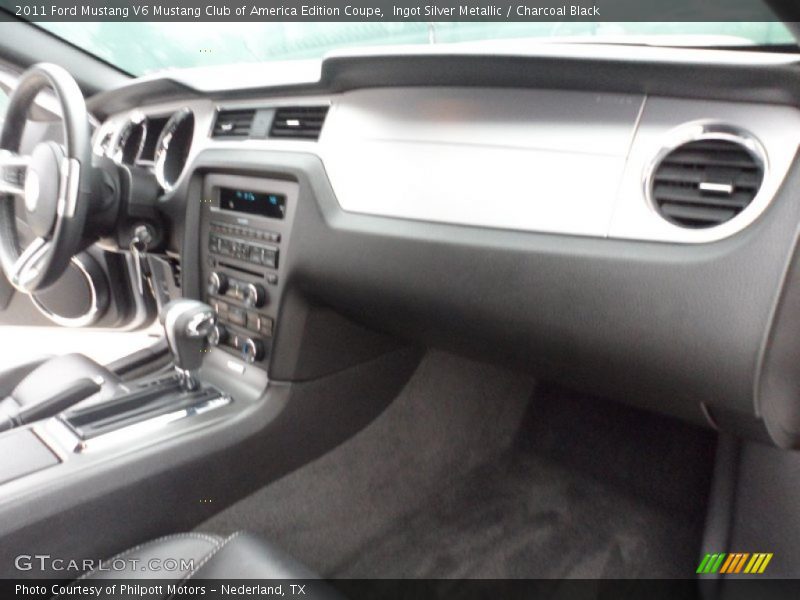 Ingot Silver Metallic / Charcoal Black 2011 Ford Mustang V6 Mustang Club of America Edition Coupe