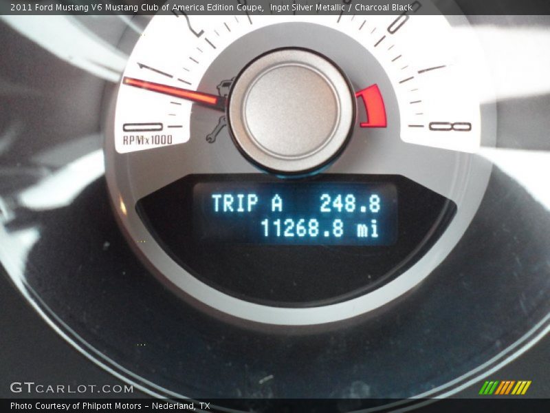 Ingot Silver Metallic / Charcoal Black 2011 Ford Mustang V6 Mustang Club of America Edition Coupe