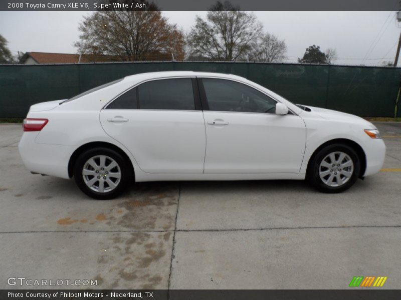 Super White / Ash 2008 Toyota Camry XLE V6