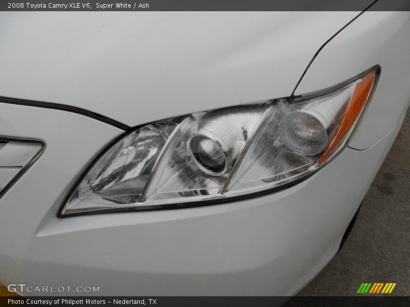 Super White / Ash 2008 Toyota Camry XLE V6
