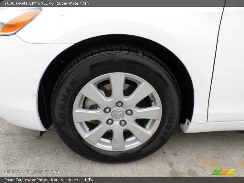 Super White / Ash 2008 Toyota Camry XLE V6