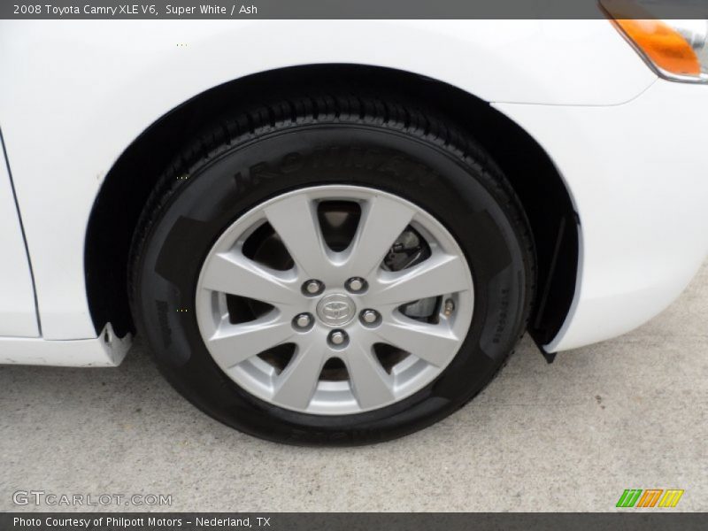 Super White / Ash 2008 Toyota Camry XLE V6