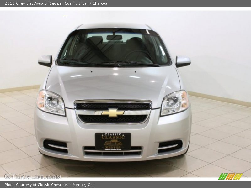 Cosmic Silver / Charcoal 2010 Chevrolet Aveo LT Sedan
