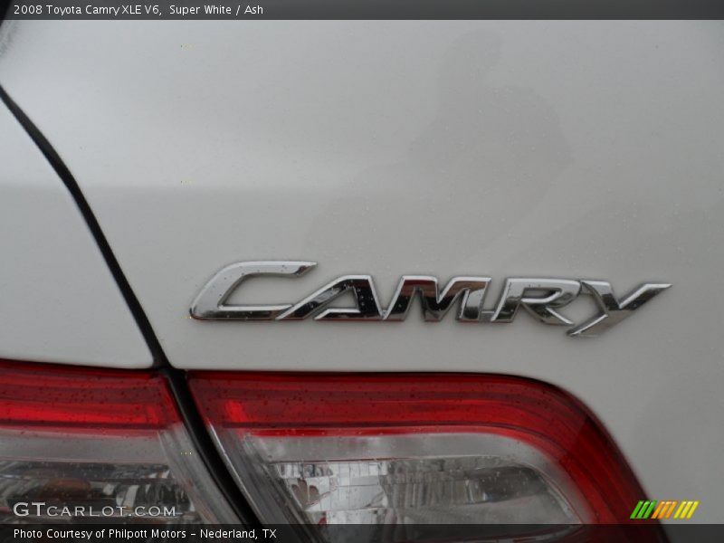 Super White / Ash 2008 Toyota Camry XLE V6