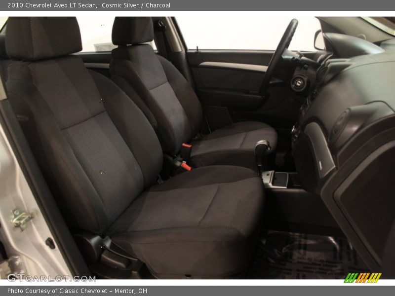 Cosmic Silver / Charcoal 2010 Chevrolet Aveo LT Sedan