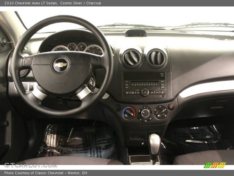 Cosmic Silver / Charcoal 2010 Chevrolet Aveo LT Sedan