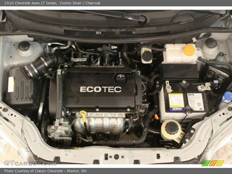 Cosmic Silver / Charcoal 2010 Chevrolet Aveo LT Sedan