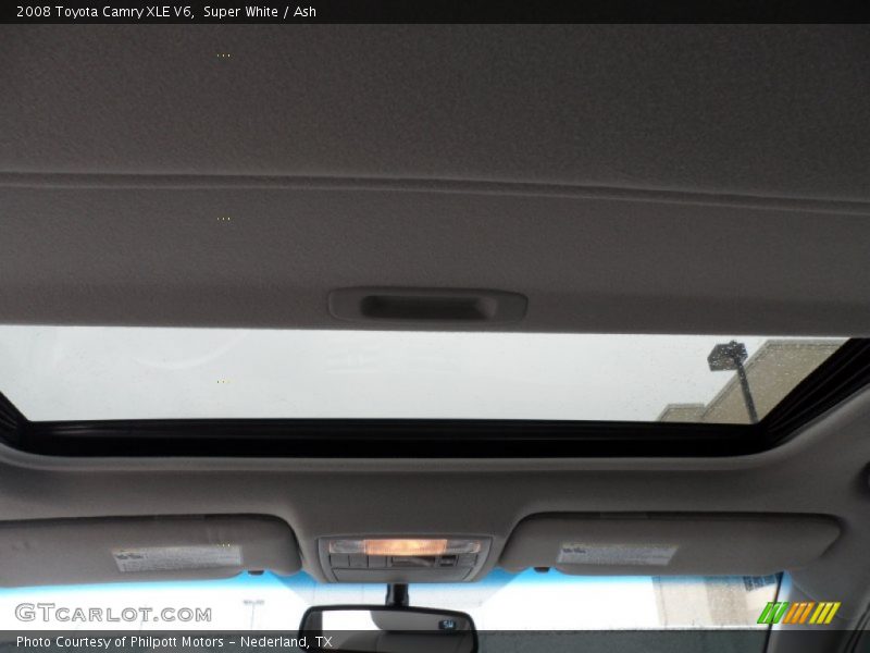 Super White / Ash 2008 Toyota Camry XLE V6
