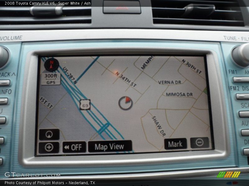 Super White / Ash 2008 Toyota Camry XLE V6