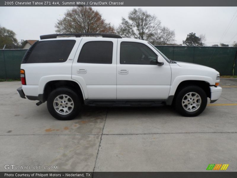 Summit White / Gray/Dark Charcoal 2005 Chevrolet Tahoe Z71 4x4