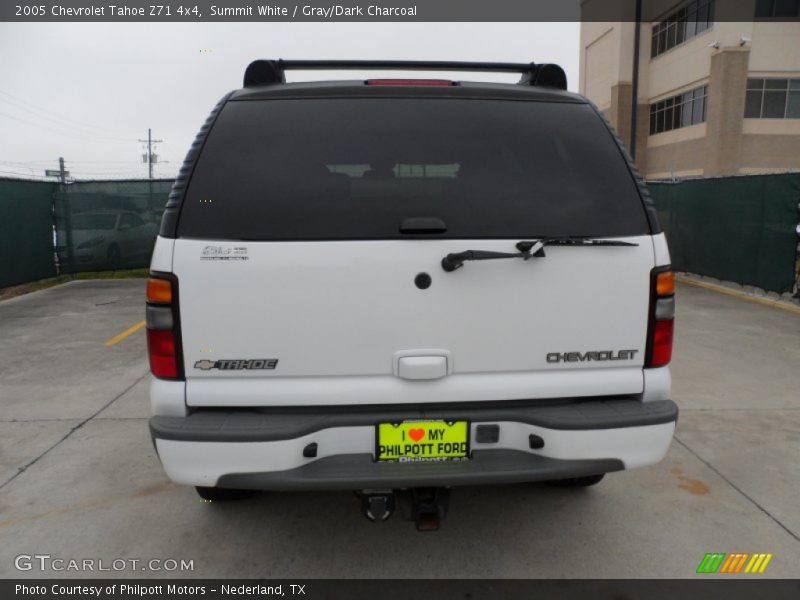 Summit White / Gray/Dark Charcoal 2005 Chevrolet Tahoe Z71 4x4