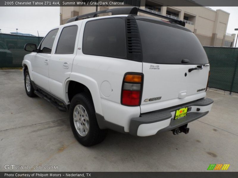 Summit White / Gray/Dark Charcoal 2005 Chevrolet Tahoe Z71 4x4