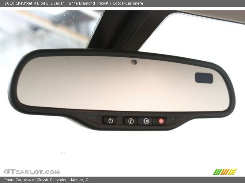 White Diamond Tricoat / Cocoa/Cashmere 2010 Chevrolet Malibu LTZ Sedan