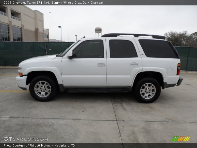 Summit White / Gray/Dark Charcoal 2005 Chevrolet Tahoe Z71 4x4