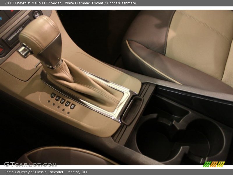 White Diamond Tricoat / Cocoa/Cashmere 2010 Chevrolet Malibu LTZ Sedan