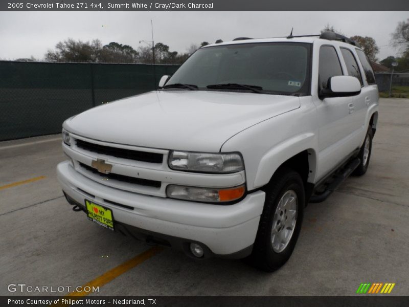 Summit White / Gray/Dark Charcoal 2005 Chevrolet Tahoe Z71 4x4