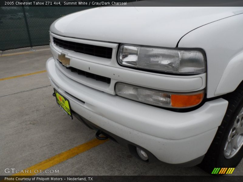 Summit White / Gray/Dark Charcoal 2005 Chevrolet Tahoe Z71 4x4
