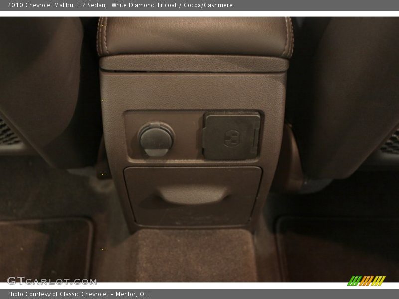 White Diamond Tricoat / Cocoa/Cashmere 2010 Chevrolet Malibu LTZ Sedan