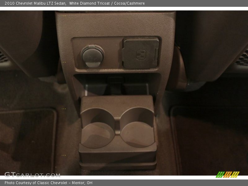 White Diamond Tricoat / Cocoa/Cashmere 2010 Chevrolet Malibu LTZ Sedan