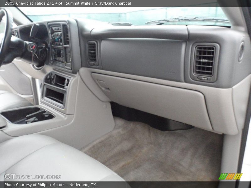 Summit White / Gray/Dark Charcoal 2005 Chevrolet Tahoe Z71 4x4