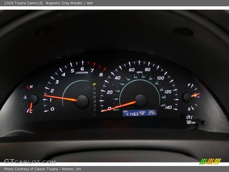 Magnetic Gray Metallic / Ash 2009 Toyota Camry LE