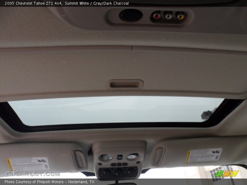 Summit White / Gray/Dark Charcoal 2005 Chevrolet Tahoe Z71 4x4