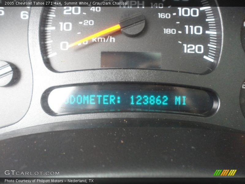 Summit White / Gray/Dark Charcoal 2005 Chevrolet Tahoe Z71 4x4