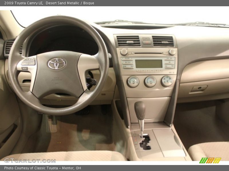 Desert Sand Metallic / Bisque 2009 Toyota Camry LE