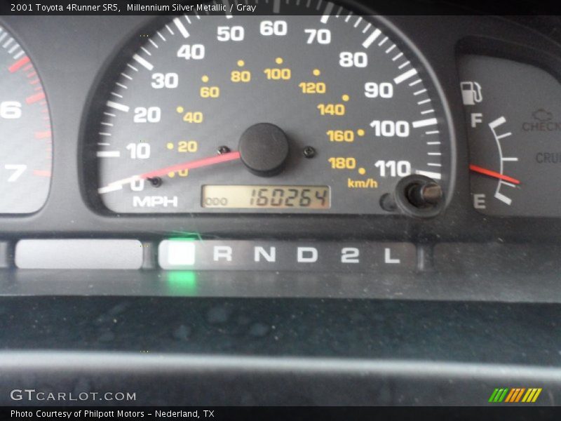 Millennium Silver Metallic / Gray 2001 Toyota 4Runner SR5